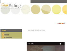 Tablet Screenshot of easy-sitting.com